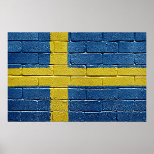 Flagga av sverigen poster