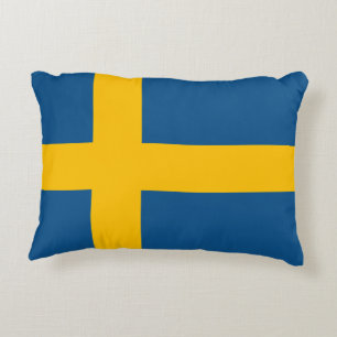 Flagga av sverigen prydnadskudde