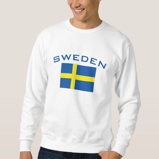 Flagga av sverigen sweatshirt (Framsida)