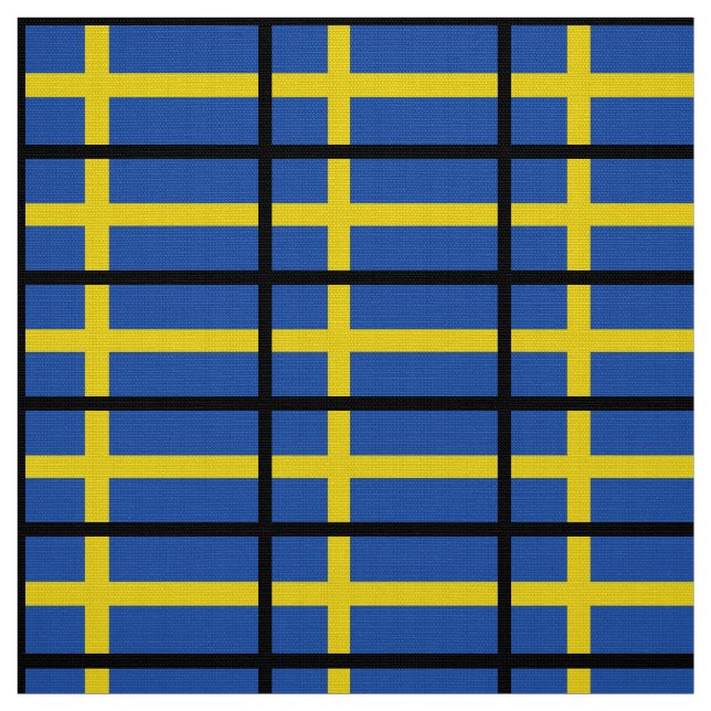 Flagga av sverigen tyg (Provkarta)