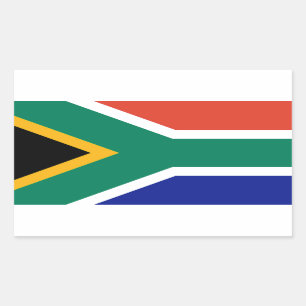 Flagga av Sydafrika Bokke Rektangulärt Klistermärke