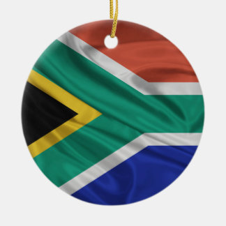 Flagga av Sydafrika Julgransprydnad Keramik