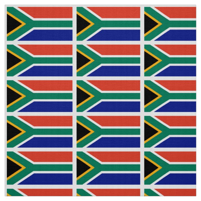 Flagga av Sydafrika Tyg (Provkarta)