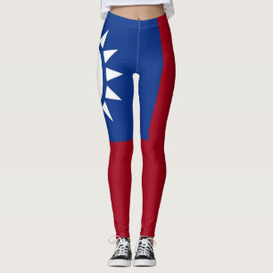 Flagga av Taiwan Republic of China Leggings