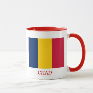 Flagga av Tchad Mugg