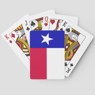 Flagga av Texas som leker kort Casinokort