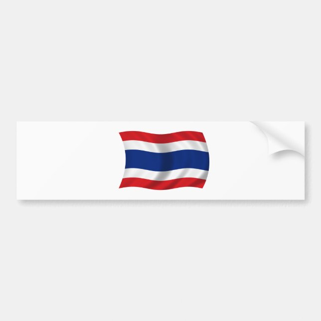 Flagga av Thailand Bildekal (Framsidan)