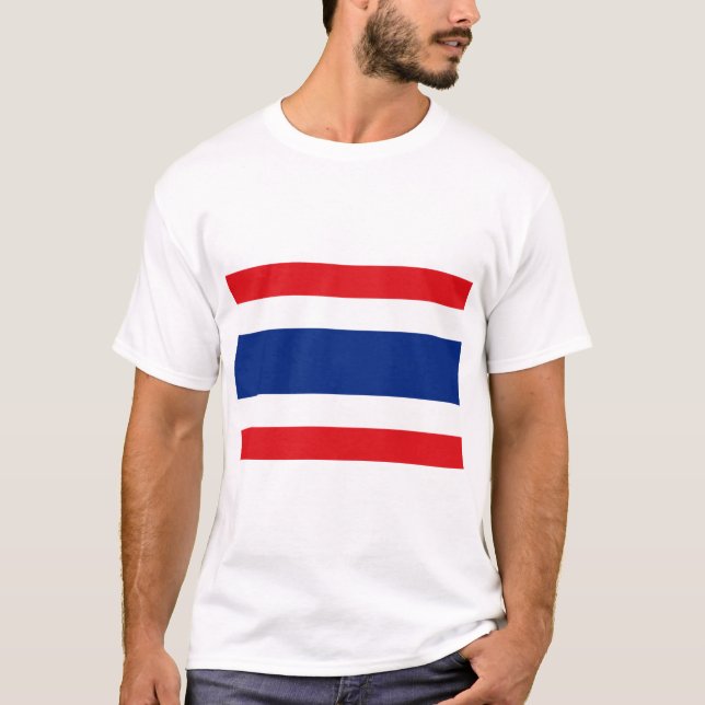 Flagga av Thailand T Shirt (Framsida)