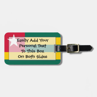 Flagga av Togo Easy ID Personal Bagagebricka