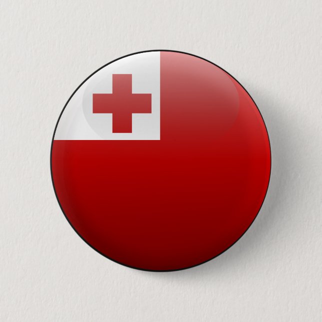 Flagga av Tonga Knapp (Framsida)