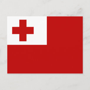 Flagga av Tonga-vykort Vykort