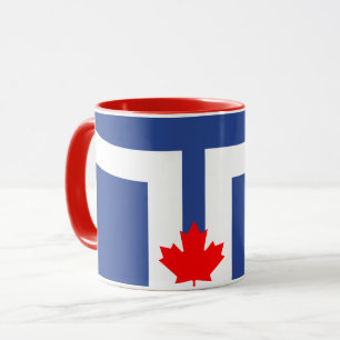 Flagga av Toronto, Ontario Mugg