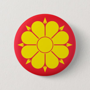 Flagga av Trondheim, Norge Button Knapp