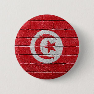 Flagga av Tunisien Knapp