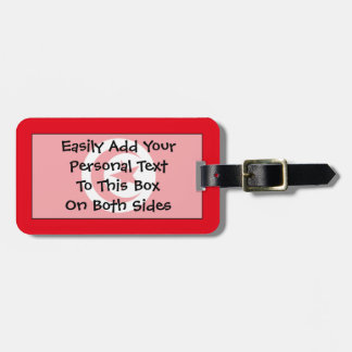 Flagga av Tunisiens Easy ID Personal Bagagebricka