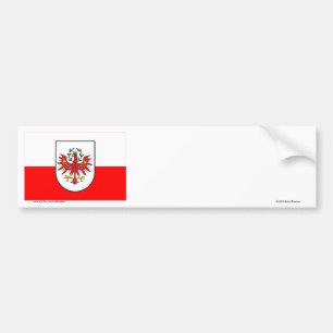 Flagga av Tyrol, Österrike Bildekal