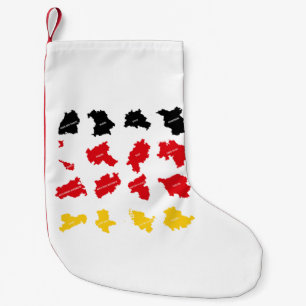 Flagga av tyska Stater Liten Julstrumpa