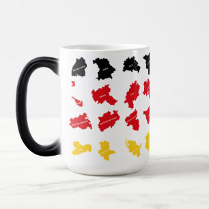 Flagga av tyska Stater Magisk Mugg