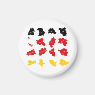Flagga av tyska Stater Magnet