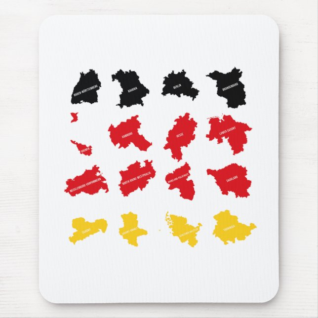 Flagga av tyska Stater Musmatta (Framsidan)