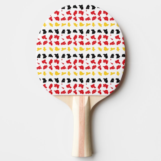 Flagga av tyska Stater Pingisracket (Framsidan)