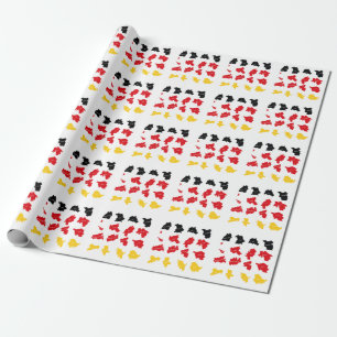 Flagga av tyska Stater Presentpapper