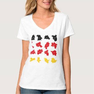 Flagga av tyska Stater T Shirt