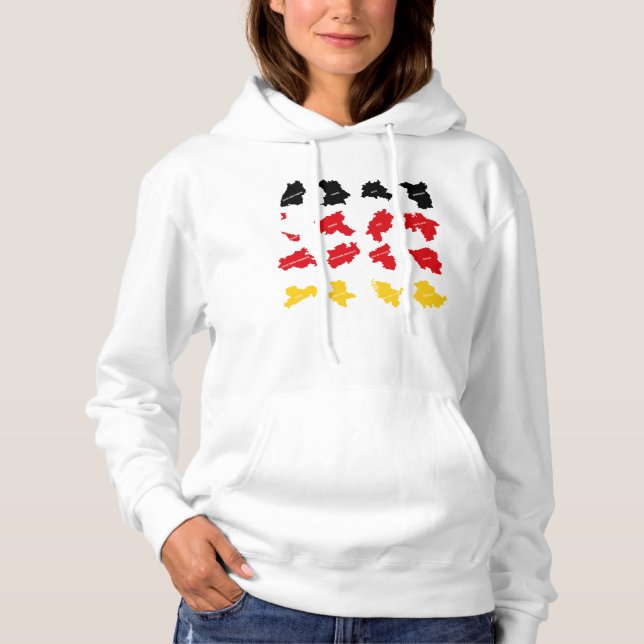 Flagga av tyska Stater T Shirt (Framsida)