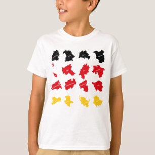 Flagga av tyska Stater T Shirt
