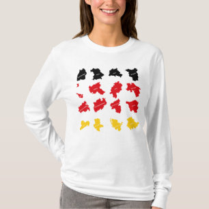 Flagga av tyska Stater T Shirt