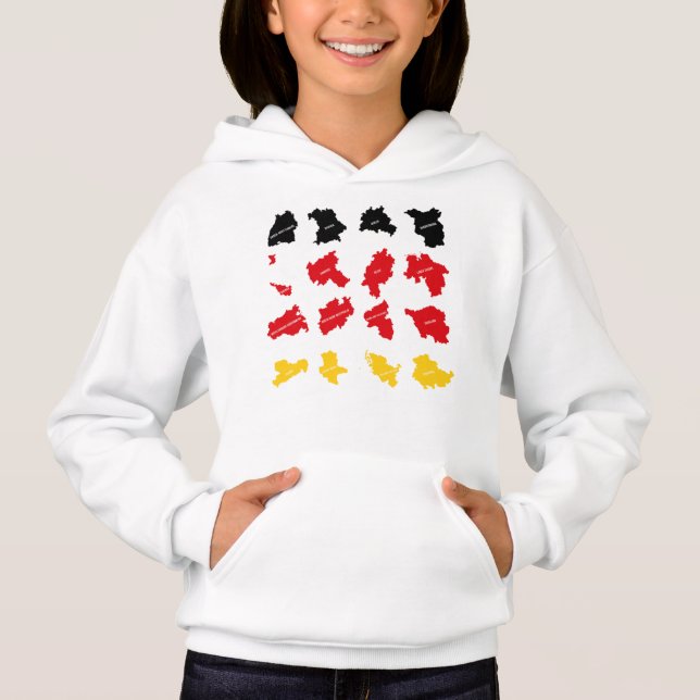 Flagga av tyska Stater T Shirt (Framsida)