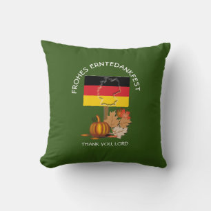 Flagga av TYSKLAND Erntedankfest-Thanksgiving Kudde
