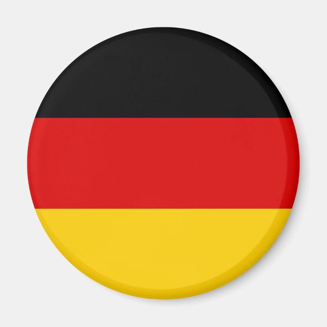 Flagga av Tyskland (Tyskland) Magnet (Framsidan)