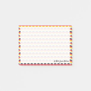 Flagga av tysklanda Emojis Post-it Block