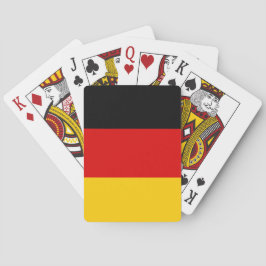 Flagga av Tysklanda uppspelningskort Spel Kort