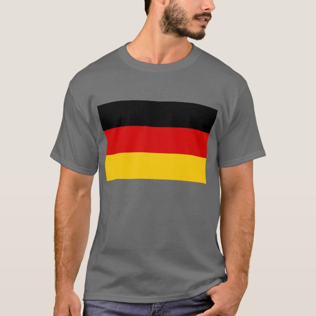 Flagga av Tysklandare T-Shirt (Framsida)