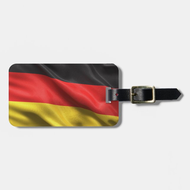 Flagga av Tysklandet Bagagebricka (Horisontell Framsida)