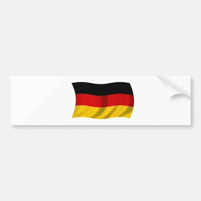 Flagga av Tysklandet Bildekal (Framsidan)