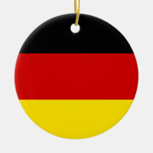 Flagga av Tysklandet Julgransprydnad Keramik
