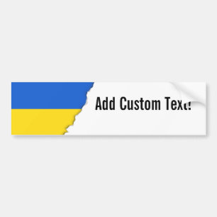 Flagga av Ukraina Bildekal