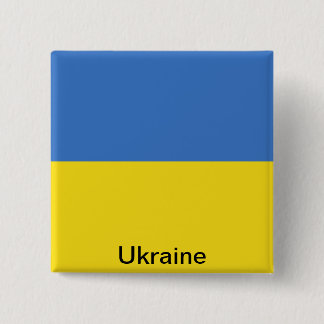 Flagga av Ukraina Knapp