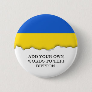 Flagga av Ukraina Knapp