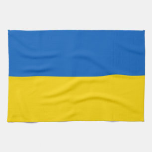 Flagga av Ukraina Kökshandduk