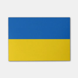 Flagga av Ukraina Postar-it® noterar Post-it Block