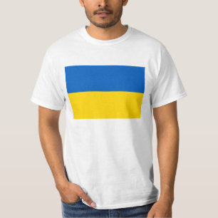 Flagga av Ukraina - ukrainsk flagga - T-shirt