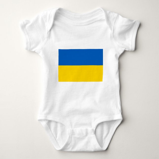 Flagga av Ukraina - ukrainsk flagga - Tee Shirt (Framsida)