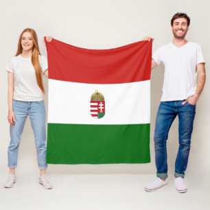 Flagga av Ungernmedlet Fleecefilt