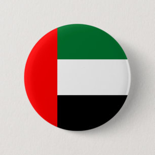 Flagga av United Arab Emirates klämmer Knapp