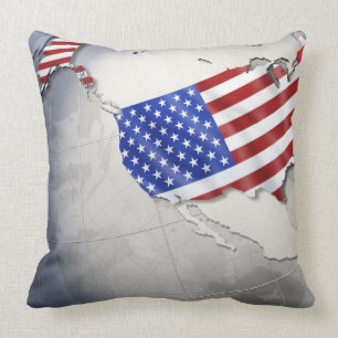 Flagga av USA Kudde