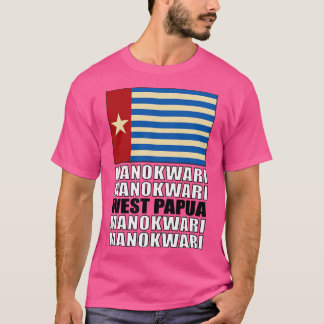 Flagga av Väster Papua T Shirt